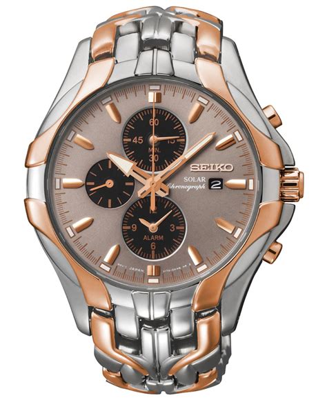 seiko men's chronograph watch